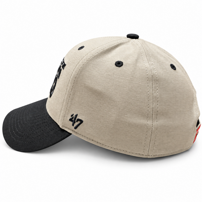 '47 NHL Calgary Flames Half Block Text MVP Adjustable Hat - Grey