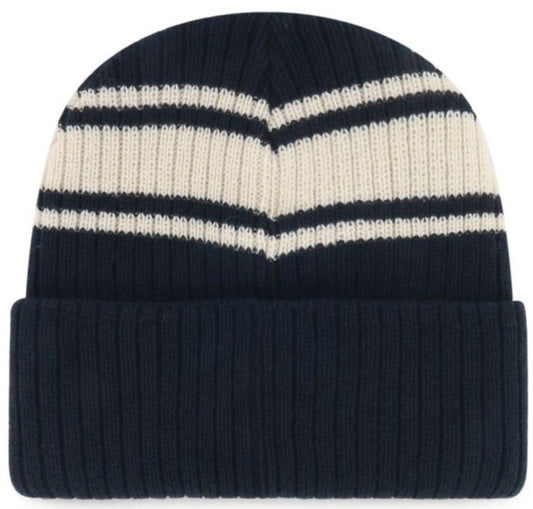 47 NHL Toronto Maple Leafs Harbor Stripe Cuff Knit Beanie - Navy/White