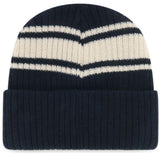 47 NHL Toronto Maple Leafs Harbor Stripe Cuff Knit Beanie - Navy/White
