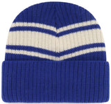 47 NHL Edmonton Oilers Harbor Stripe Cuff Knit Beanie - Blue/White