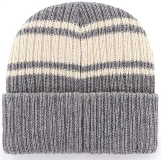 47 NHL Ottawa Senators Harbor Stripe Cuff Knit Beanie - Grey/White