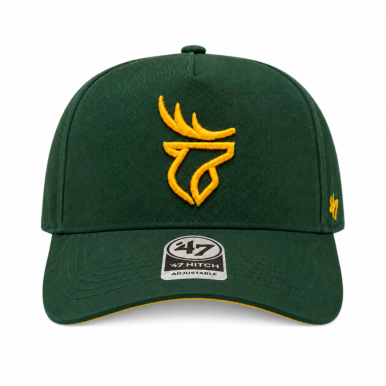 '47 CFL Edmonton Elks Hitch RF Adjustable Hat - Green