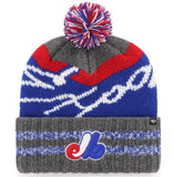 '47 MLB Montreal Expos Hyperbolic Cuff Knit Toque - Grey/Blue