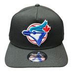 New Era MLB Toronto Blue Jays A-Frame 1993 World Series Sidepatch 9FIFTY Adjustable Snapback Hat - Black