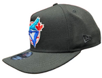 New Era MLB Toronto Blue Jays A-Frame 1993 World Series Sidepatch 9FIFTY Adjustable Snapback Hat - Black