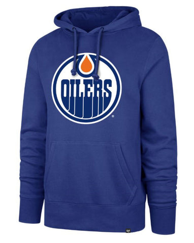 '47 NHL Edmonton Oilers Imprint Headline Hoodie - Blue