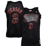 Men's Mitchell & Ness NBA Allen Iverson Philadelphia 76ers Hardwood Classics Dynamic Swingman Jersey - Black