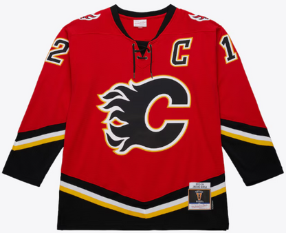 Mitchell & Ness NHL Jarome Iginla Calgary Flames 2003-04 Captain Jersey - Red/Black