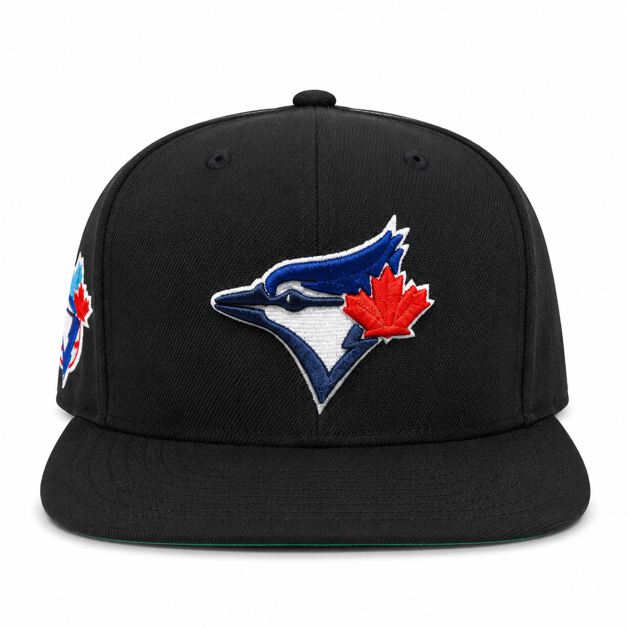 Mitchell & Ness MLB Toronto Blue Jays Cooperstown Sidepatch Original Fit Snapback Hat - Black