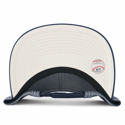 Mitchell & Ness MLB Toronto Blue Jays Denim Snapback Hat - Blue/Grey