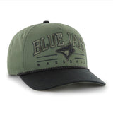 47 MLB Toronto Blue Jays Roscoe Rope Option TT Hitch Snapback Hat - Green/Black