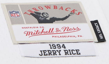 Mitchell & Ness Jerry Rice San Francisco 49ers 1994 Legacy Player Jersey - White/Red