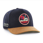 '47 NHL Winnipeg Jets Golden Age TT Hitch Snapback Hat - Black