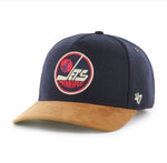 '47 NHL Winnipeg Jets Golden Age TT Hitch Snapback Hat - Black