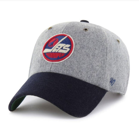 '47 NHL Winnipeg Jets Golden Age TT Adjustable Wool Clean Up - Grey/Black