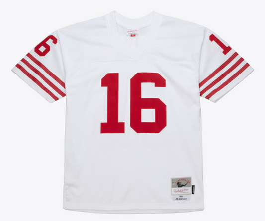 Mitchell & Ness NFL Joe Montana San Francisco 49ers 1990 Legacy Player Jersey - White/Red