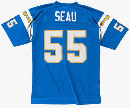 Mitchell & Ness Junior Seau San Diego Chargers 2002 Legacy Player Jersey - Powder Blue