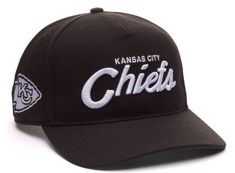 47 NFL Kansas City Chiefs Attitude Hitch Adjustable Snapback - Black