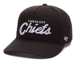 47 NFL Kansas City Chiefs Attitude Hitch Adjustable Snapback - Black