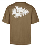 '47 NFL Kansas City Chiefs Men's Lateral Foundation Tee - Brown