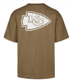 '47 NFL Kansas City Chiefs Men's Lateral Foundation Tee - Brown