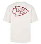 '47 NFL Kansas City Chiefs Men's Lateral Foundation Sandstone Tee - White