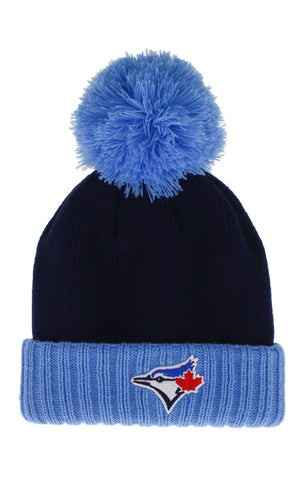 MLB Toronto Blue Jays Kids Heavy Knit Toque - Blue