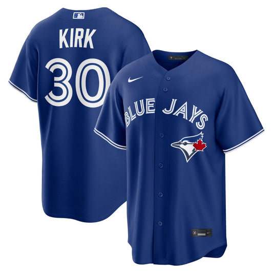 Nike MLB Toronto Blue Jays Alejandro Kirk Alternate Replica Jersey - Royal Blue