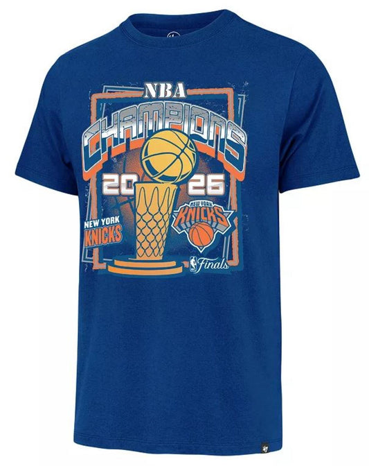 '47 NBA New York Knicks 2026 Champions Graphic Tee - Royal Blue