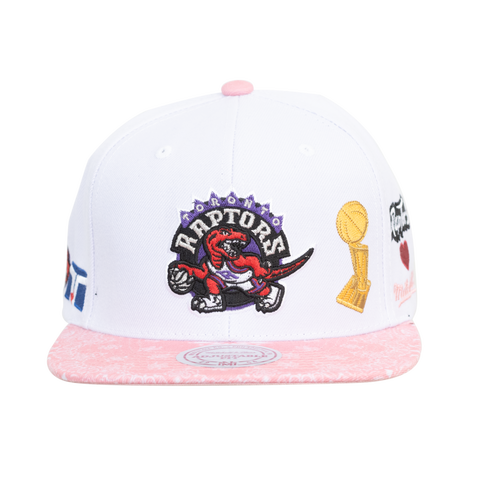 Men's Golden State Warriors Mitchell & Ness Cream Hardwood Classics 1996  NBA Draft Day Snapback Hat