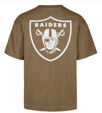 '47 NFL Las Vegas Raiders Men's Lateral Foundation Tee - Brown