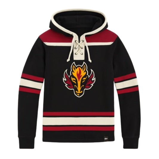 '47 NHL Calgary Flames Blasty Lacer Fleece Hoodie - Black