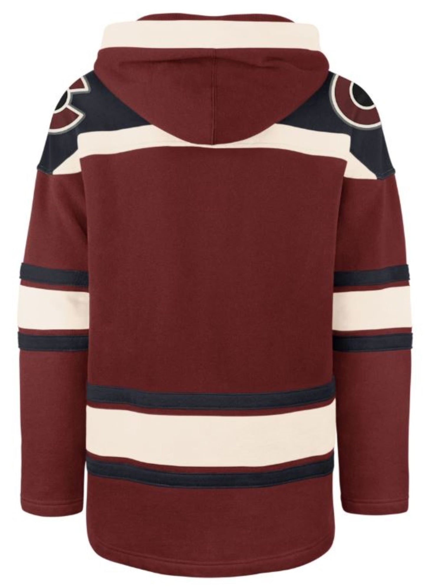 '47 NHL Colorado Avalanche Lacer Fleece Hoodie - Burgundy