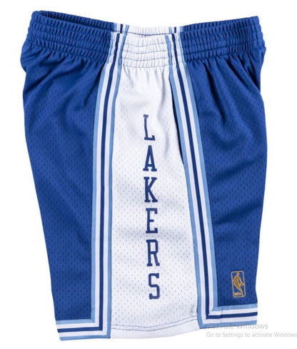 Mitchell & Ness Men's Los Angeles Lakers 1996 Swingman Shorts - Blue/White