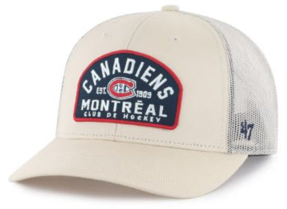47 NHL Montreal Canadiens Leland Trucker Mesh Adjustable Hat - Off White