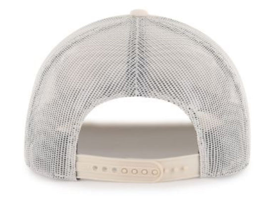 47 NHL Edmonton Oilers Leland Trucker Mesh Adjustable Hat - Tan