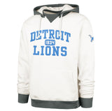 '47 NFL Detroit Lions Golden Age Skipper Original Hoodie - White / Blue