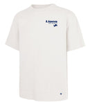 '47 NFL Detroit Lions Men's Lateral Foundation Sandstone Tee - White
