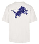 '47 NFL Detroit Lions Men's Lateral Foundation Sandstone Tee - White