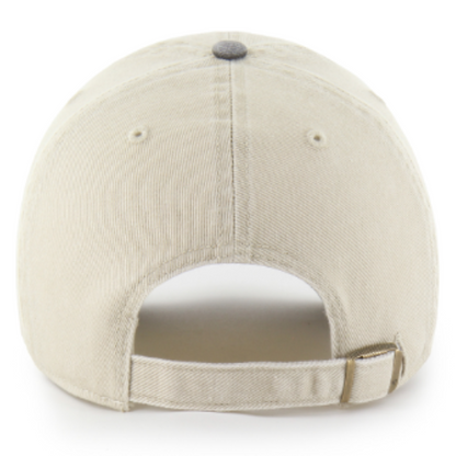 '47 NHL Vancouver Canucks Logo Line TT Clean Up Adjustable Cap - Tan/Black
