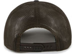 47 MLB Los Angeles Dodgers Foam Front Mesh Trucker Snapback Hat - Brown
