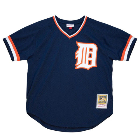 Men's Kirk Gibson Navy Detroit Tigers Cooperstown Collection Authentic Pullover Jersey
