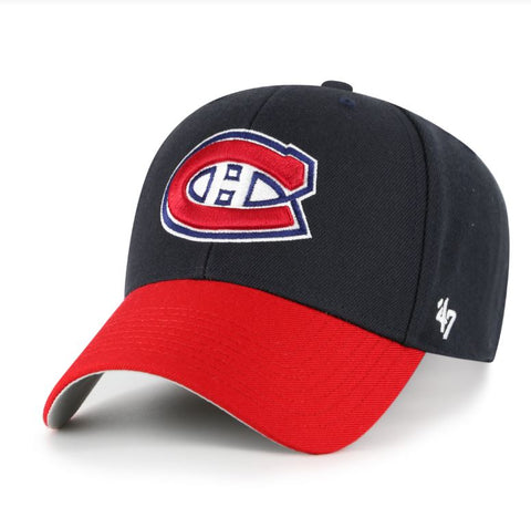 47 NHL Montreal Canadiens Two Tone MVP Adjustable Hat - Black/Red