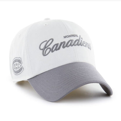 '47 NHL Montreal Canadiens Foundational TT Clean Up Hat - White/Grey