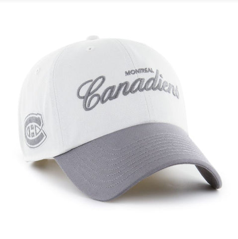 '47 NHL Montreal Canadiens Foundational TT Clean Up Hat - White/Grey