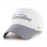 '47 NHL Montreal Canadiens Foundational TT Clean Up Hat - White/Grey