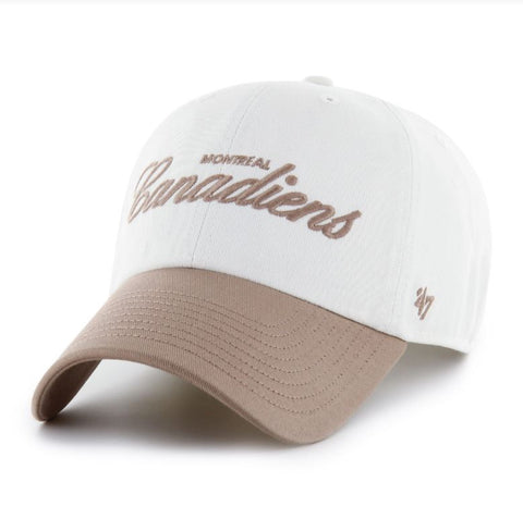 '47 NHL Montreal Canadiens Foundational TT Clean Up Hat - White/Tan