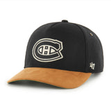 '47 NHL Montreal Canadiens Golden Age TT Hitch Snapback Hat - Black