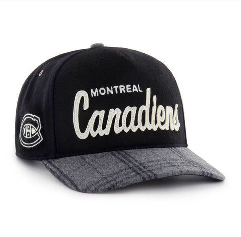 '47 NHL Montreal Canadiens Windowpane Plaid Hitch RF Adjustable - Navy/Grey