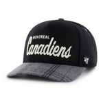 '47 NHL Montreal Canadiens Windowpane Plaid Hitch RF Adjustable - Navy/Grey